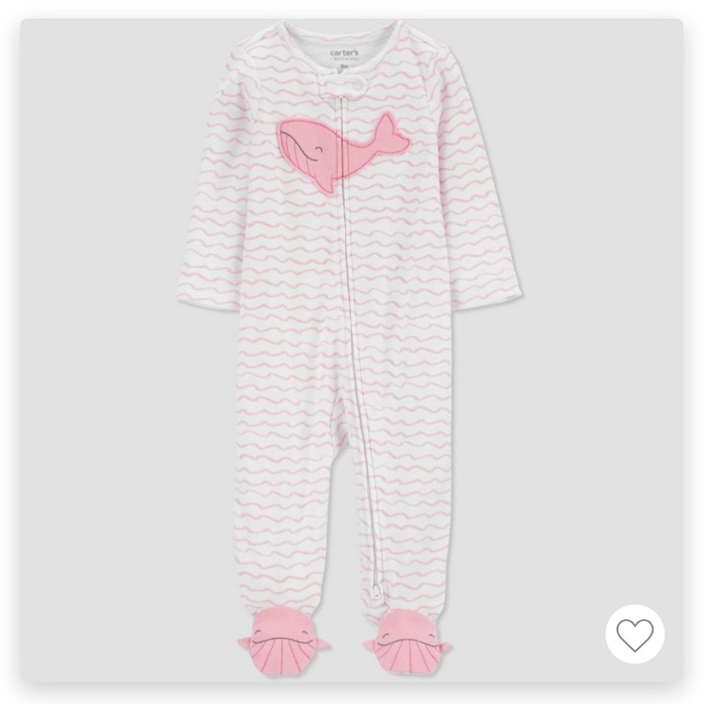 Carter’s Just One You- Footed Dolphin Pajamas